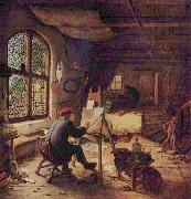 The painter in his workshop adriaen van ostade